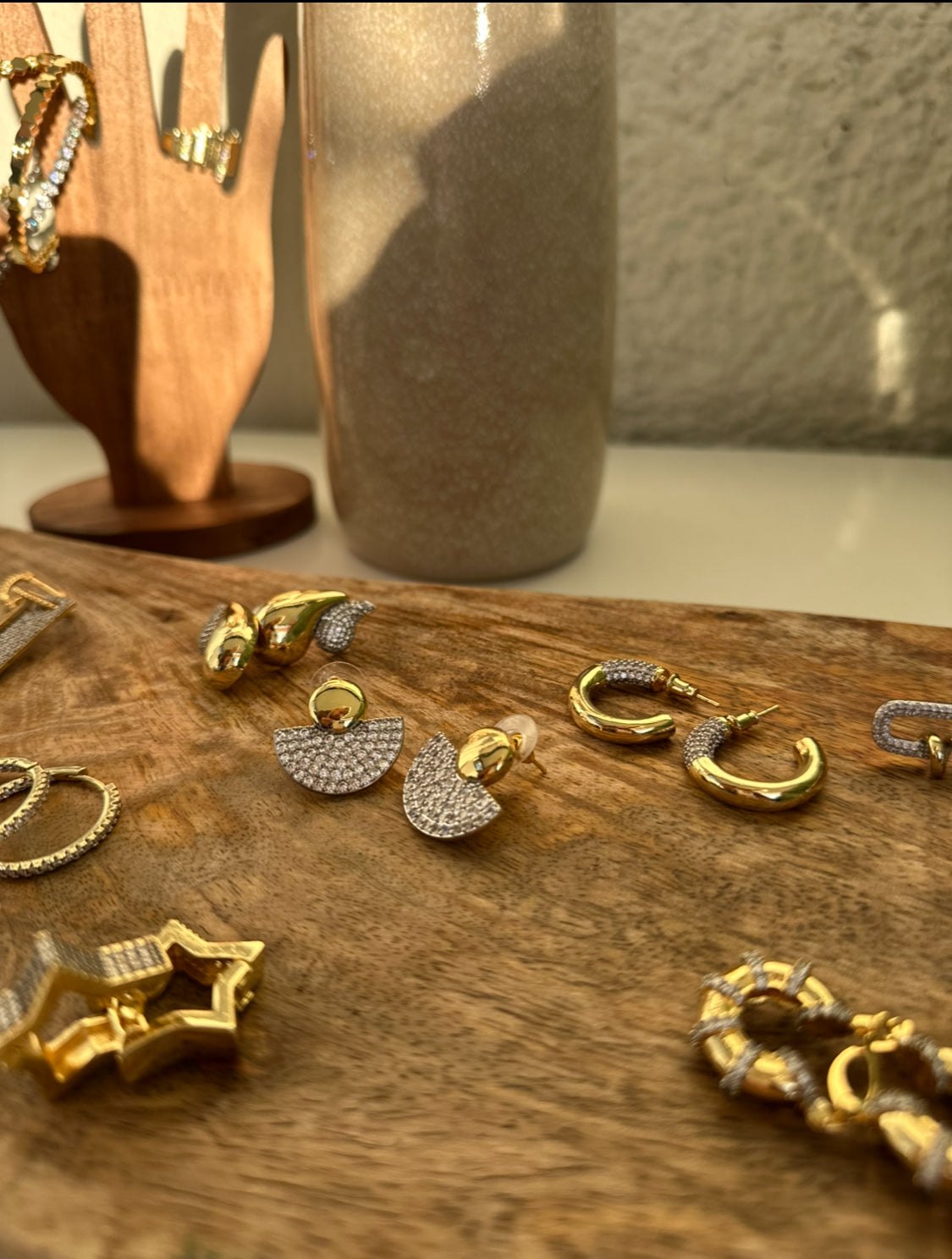 Ohrringe-vergoldet & stilvoll