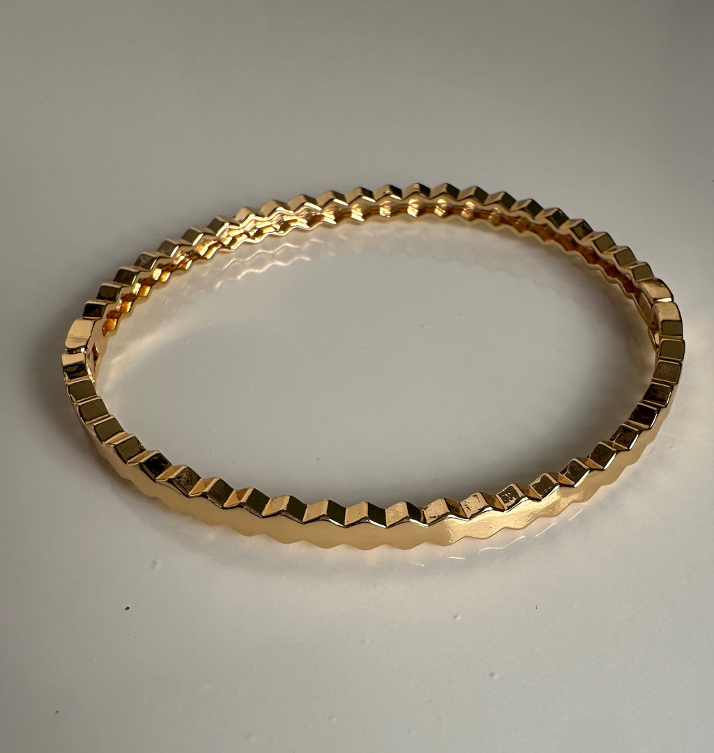 Armreif Set Damen 3er - Silber & Gold Armreifen mit Steinchen