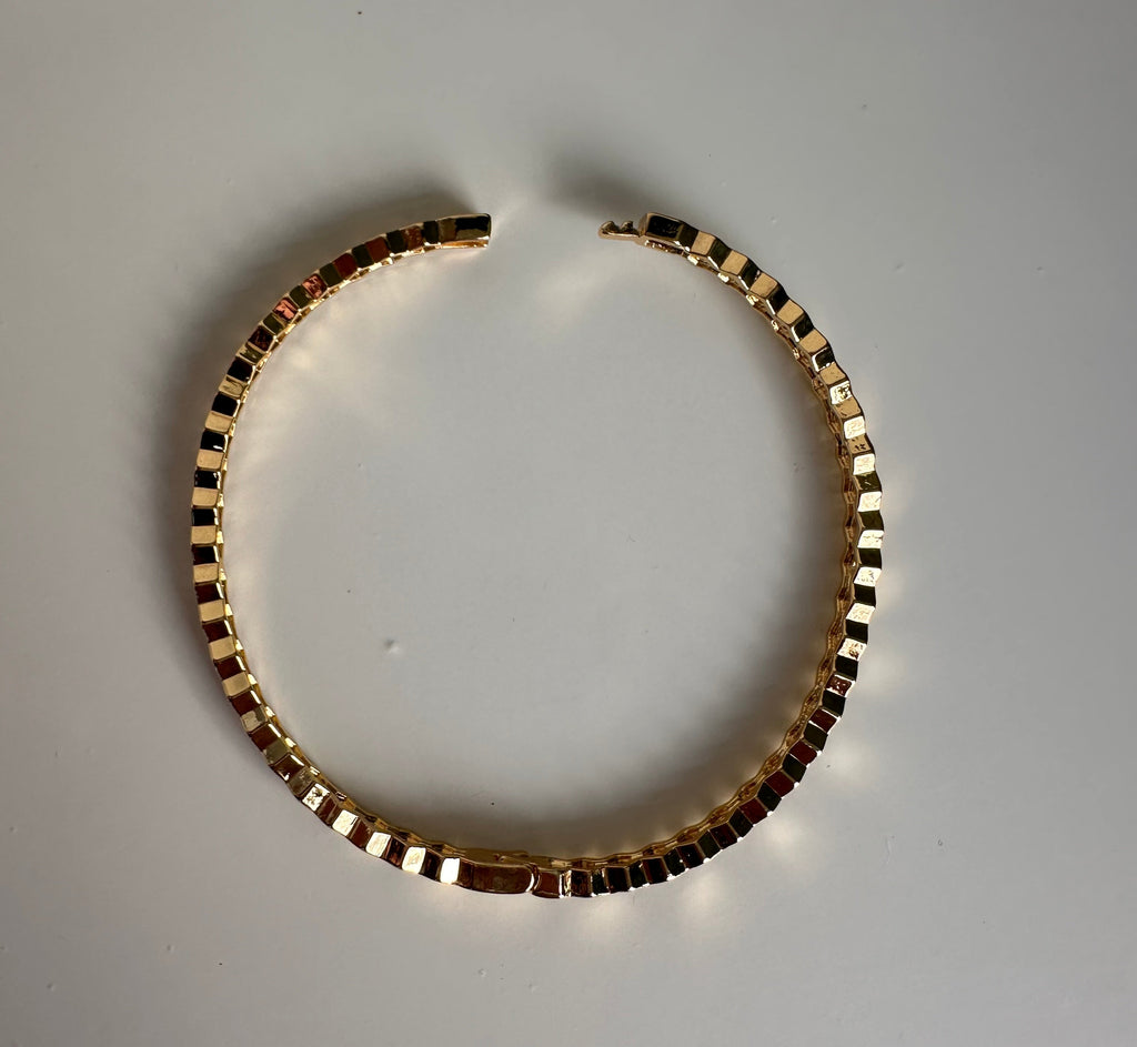 Armreif Set Damen 3er - Silber & Gold Armreifen mit Steinchen