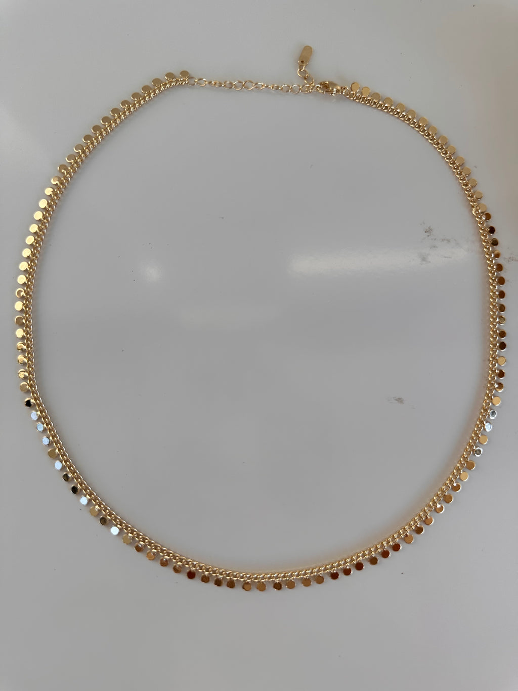 Schlichte Edelstahlkette