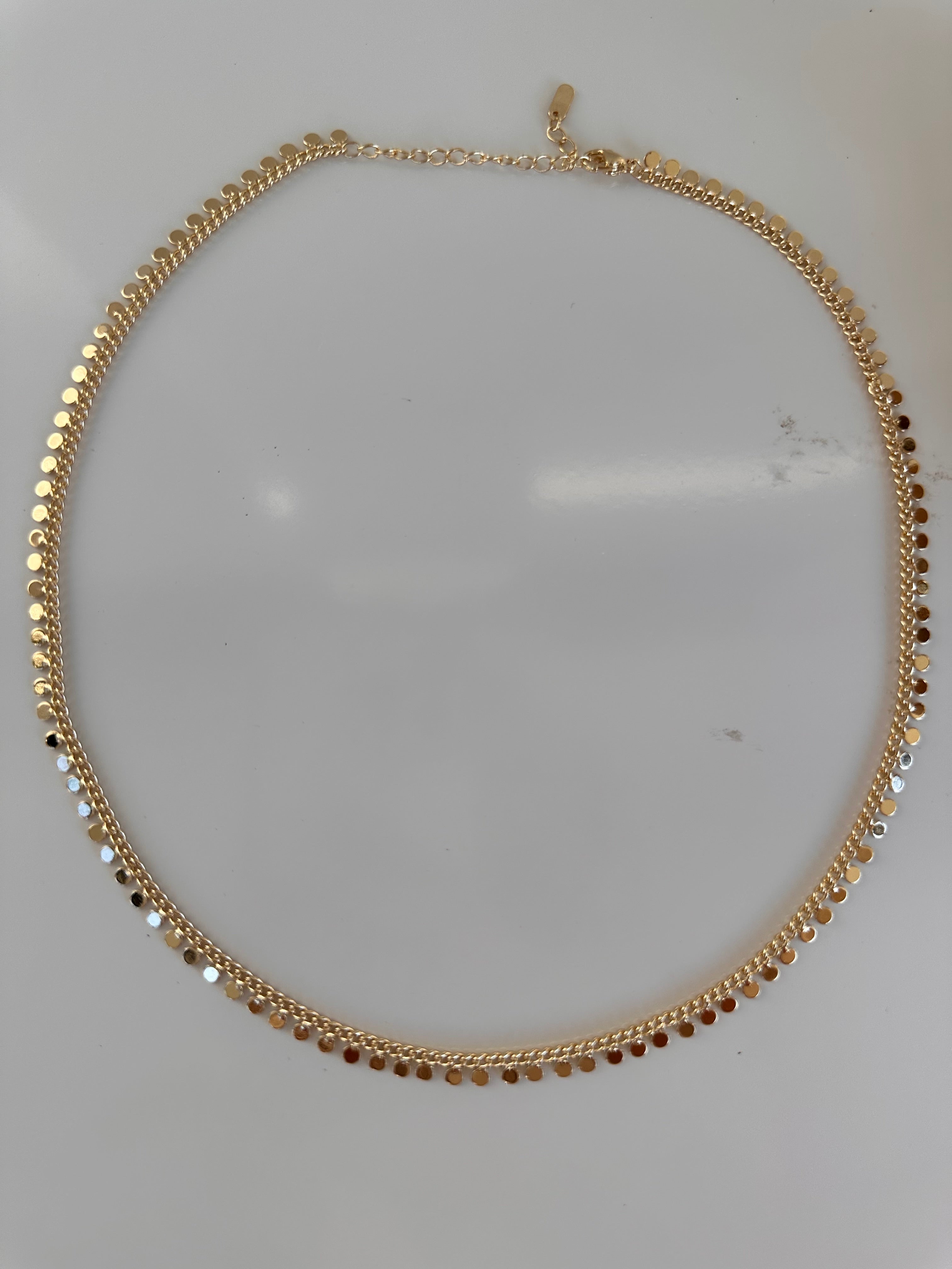 Schlichte Edelstahlkette