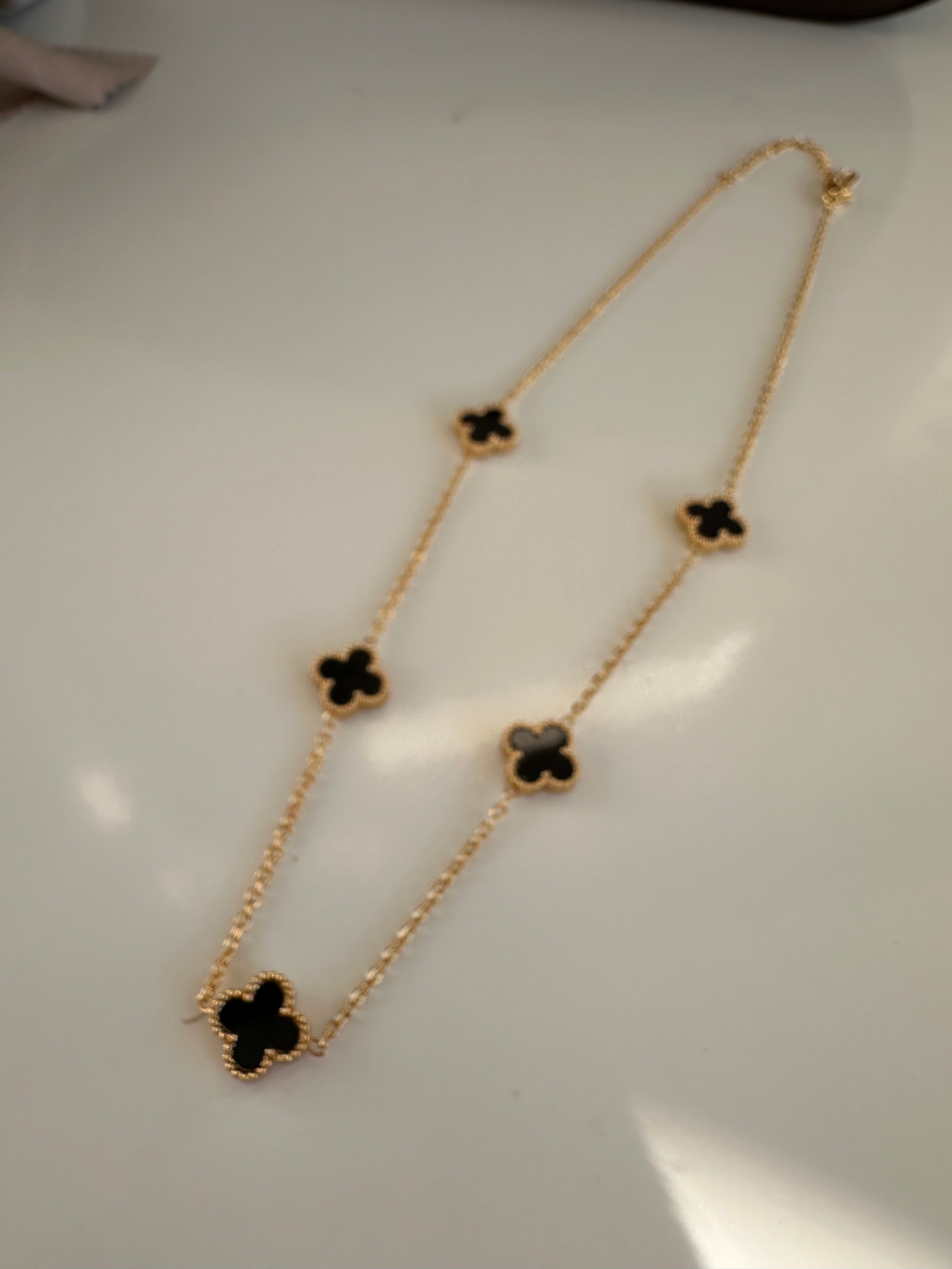 Kette Kleeblatt mit 5 Motiven