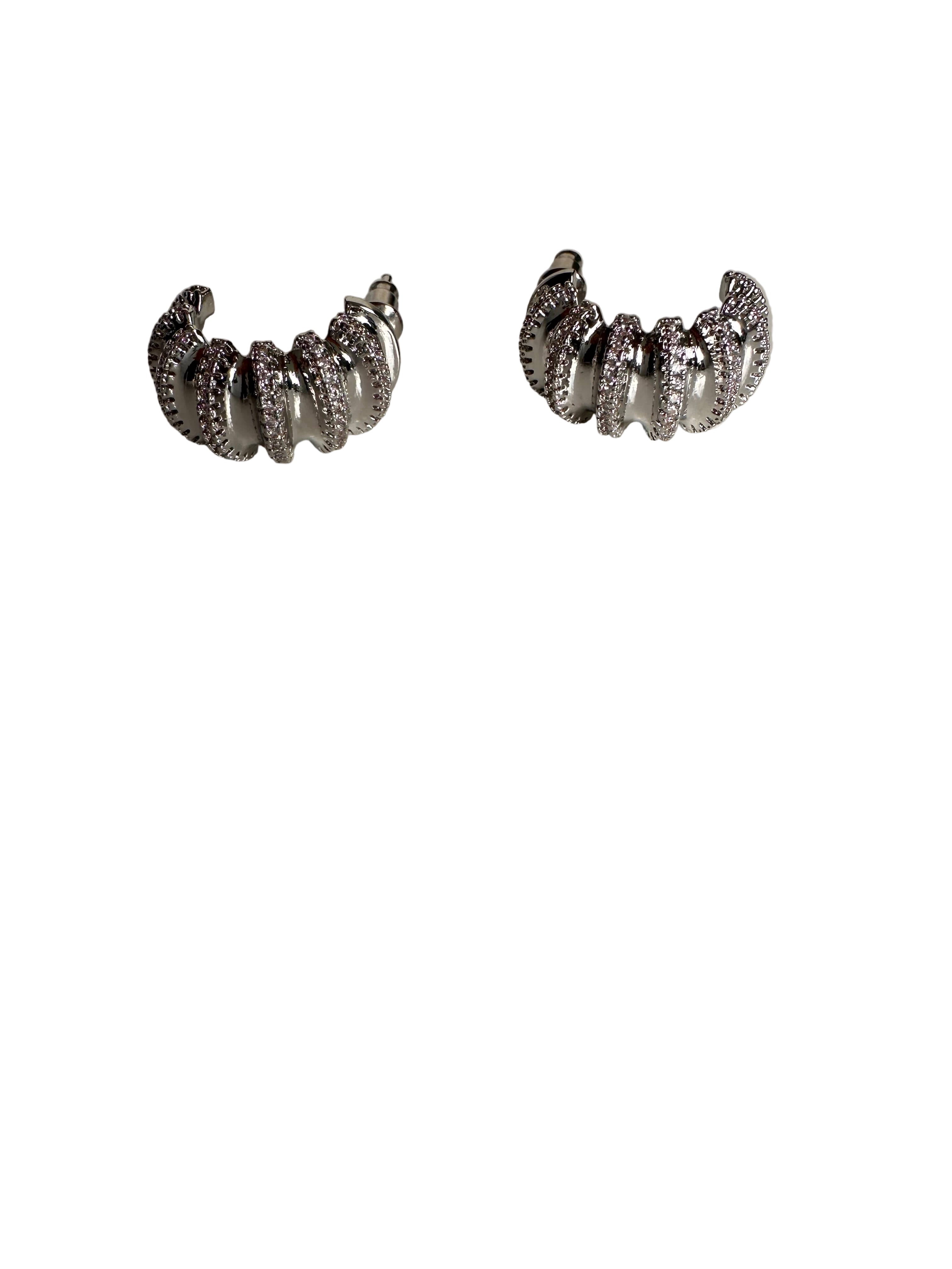 Malou Ohrringe silber Dateiansicht Vorderansicht