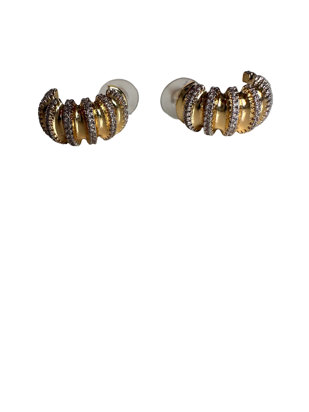 Malou Ohrringe gold Dateiansicht Front