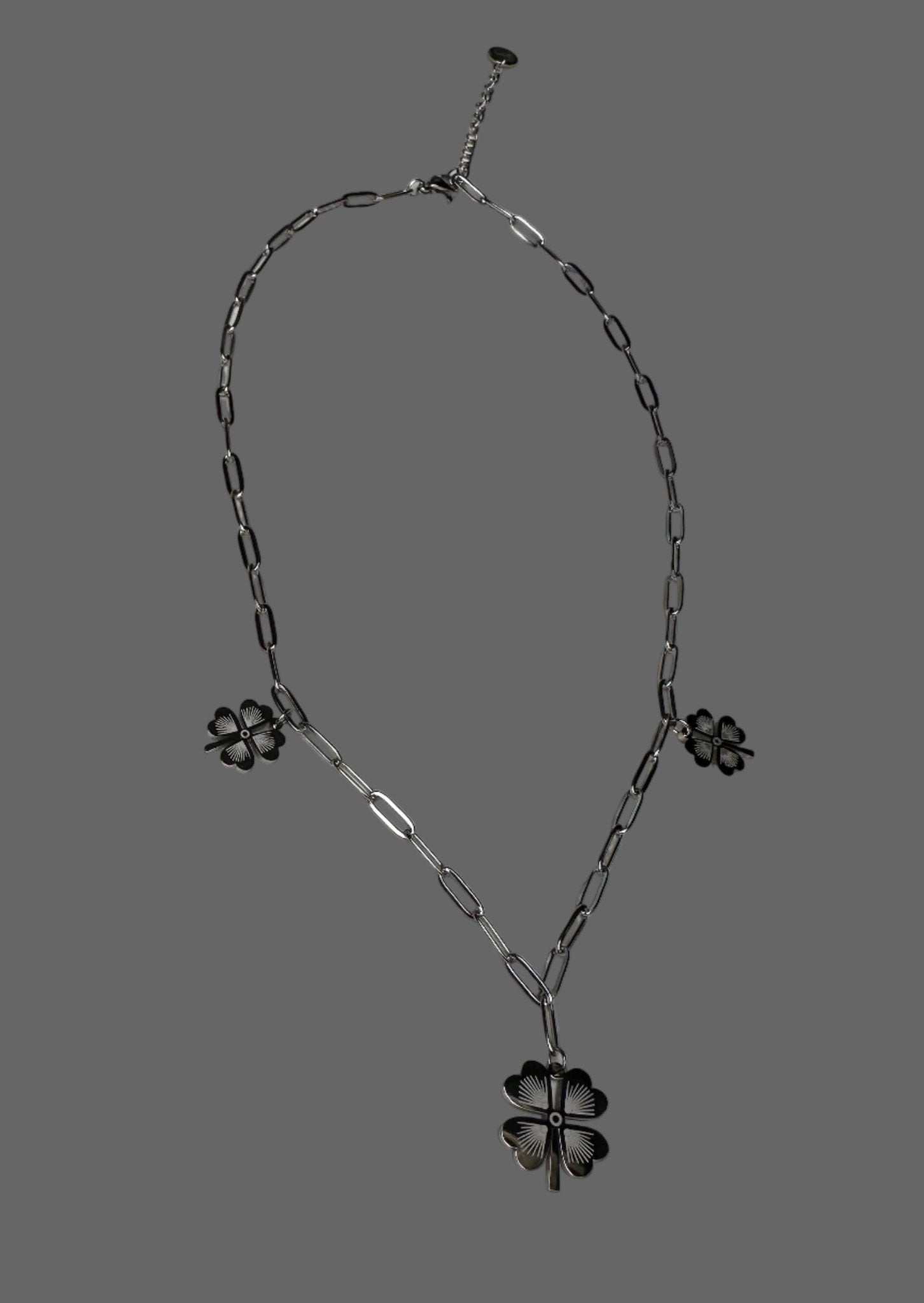 Glücks-Kette mit Kleeblatt - Filigrane Kette für Damen