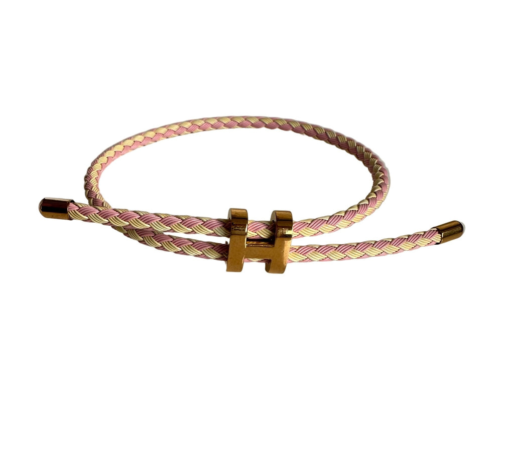 Schleifenarmband Damen - Elegantes H-Armband Edelstahl